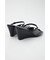DOUBLE BELTED WEDGE サンダル