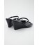 DOUBLE BELTED WEDGE サンダル