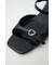 DOUBLE BELTED WEDGE サンダル