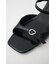 DOUBLE BELTED WEDGE サンダル