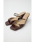 DOUBLE BELTED WEDGE サンダル