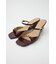 DOUBLE BELTED WEDGE サンダル