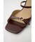 DOUBLE BELTED WEDGE サンダル