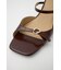 DOUBLE BELTED WEDGE サンダル