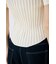 ZIP UP RIB KNIT H／S シャツ