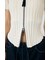 ZIP UP RIB KNIT H／S シャツ