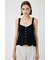 BUTTON UP SMOCKING キャミ