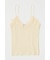 LACE TRIM RIB キャミソール