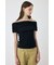 SHEER OFF SHOULDER トップス
