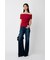 SHEER OFF SHOULDER トップス