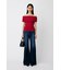 SHEER OFF SHOULDER トップス