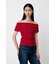 SHEER OFF SHOULDER トップス