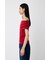 SHEER OFF SHOULDER トップス