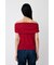 SHEER OFF SHOULDER トップス
