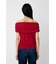 SHEER OFF SHOULDER トップス