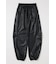 F／LEATHER JOGGER パンツ