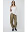 F／LEATHER JOGGER パンツ