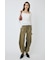 F／LEATHER JOGGER パンツ