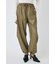 F／LEATHER JOGGER パンツ