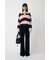 【otonaMUSE掲載】【ViVi掲載】BORDER KNIT ポロ