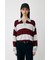 【otonaMUSE掲載】【ViVi掲載】BORDER KNIT ポロ