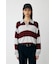 【otonaMUSE掲載】【ViVi掲載】BORDER KNIT ポロ