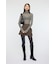 LOW SLUNG PLEATED MINI スカート
