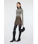 LOW SLUNG PLEATED MINI スカート