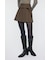 LOW SLUNG PLEATED MINI スカート