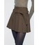 LOW SLUNG PLEATED MINI スカート