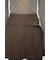 LOW SLUNG PLEATED MINI スカート