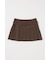 LOW SLUNG PLEATED MINI スカート