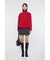 LOW SLUNG PLEATED MINI スカート