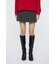 LOW SLUNG PLEATED MINI スカート
