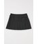 LOW SLUNG PLEATED MINI スカート