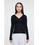 SHEER HENRY NECK ニットトップス