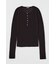 SHEER HENRY NECK ニットトップス