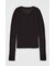 SHEER HENRY NECK ニットトップス