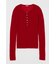 SHEER HENRY NECK ニットトップス