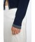 DOUBLE LAYERED ニットシャツ