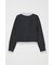 DOUBLE LAYERED ニットシャツ
