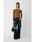 OPEN SHOULDER HALTER ニットトップス
