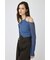 OPEN SHOULDER HALTER ニットトップス