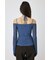 OPEN SHOULDER HALTER ニットトップス