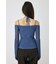 OPEN SHOULDER HALTER ニットトップス