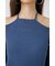 OPEN SHOULDER HALTER ニットトップス