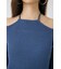 OPEN SHOULDER HALTER ニットトップス