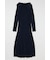 ASYMMETRY COLLAR KNIT ドレス