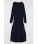 ASYMMETRY COLLAR KNIT ドレス