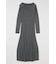 ASYMMETRY COLLAR KNIT ドレス